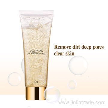 Deep Cleaning 24K gold faom facial cleansing gel